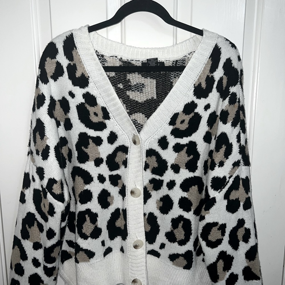 Leopard print Cardigan